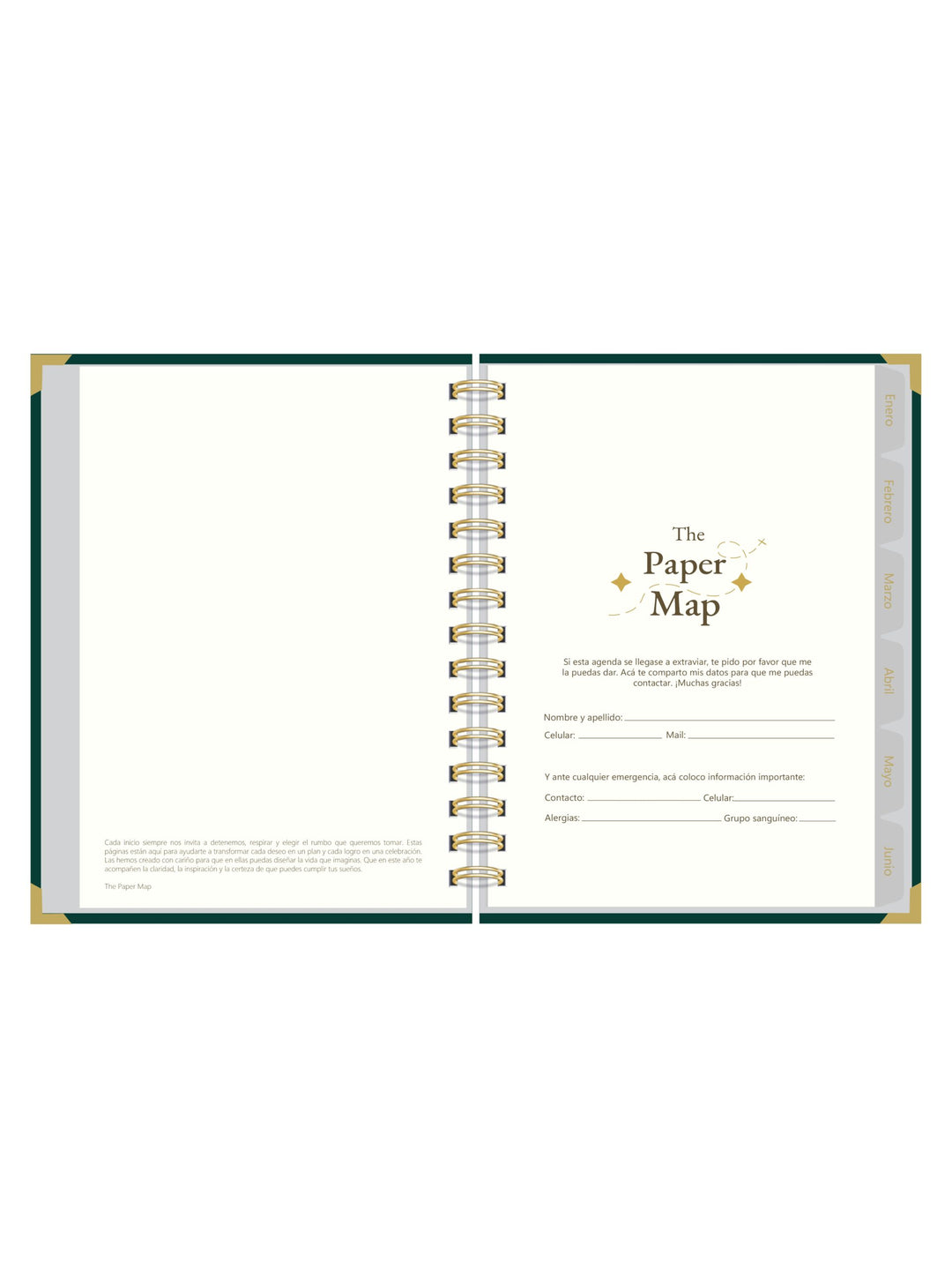 Agenda Emerald Whisper – Formato Diario