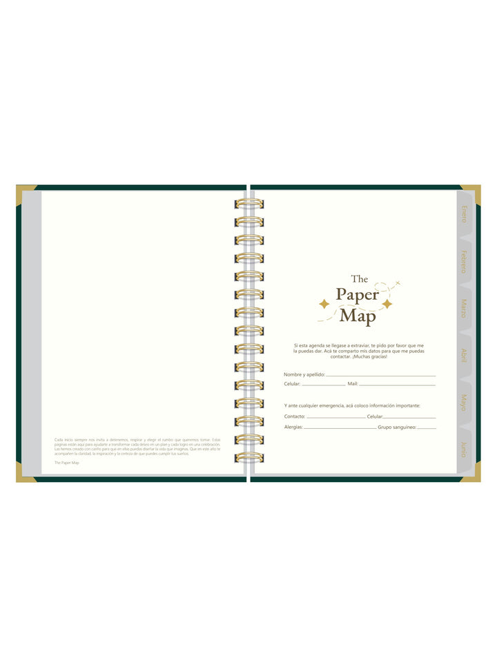 Agenda Emerald Whisper – Formato Diario