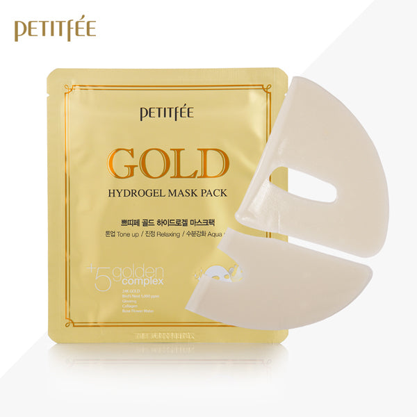 PETITFEE GOLD HYDROGEL MASK PACK
