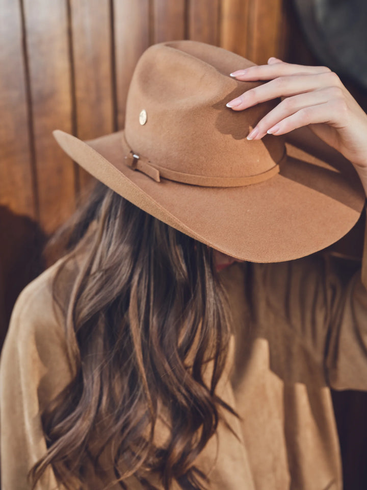 SOMBRERO DE FIELTRO DE LANA QUEBRADA