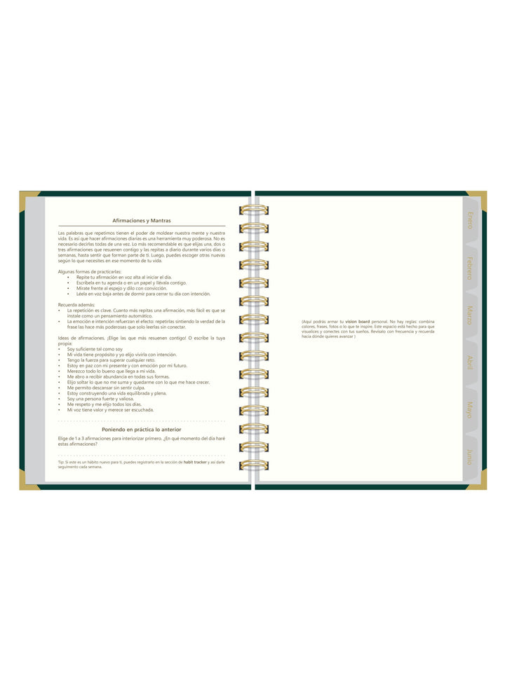 Agenda Emerald Whisper – Formato Diario