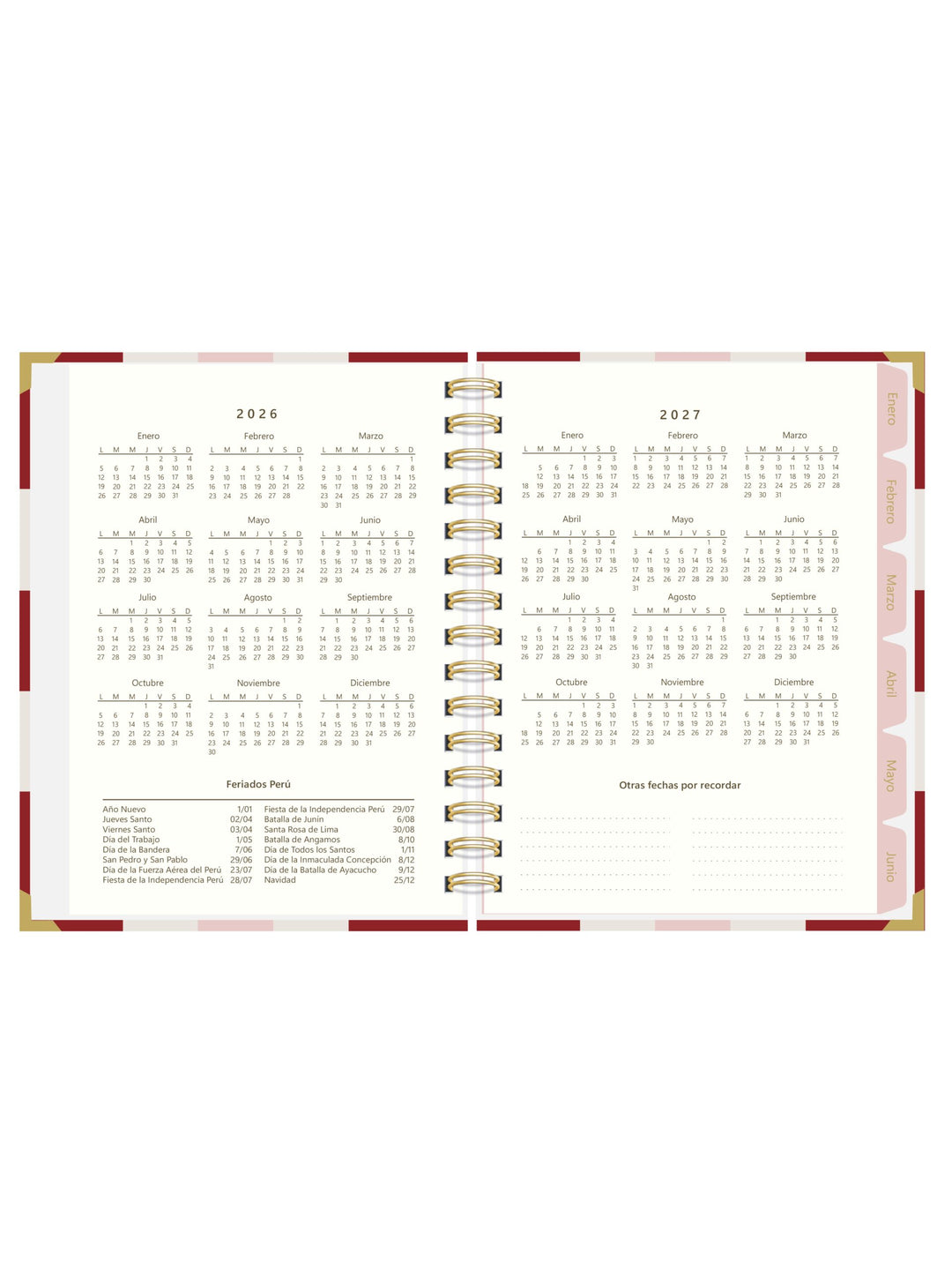 Agenda Velvet Coquette – Formato Diario