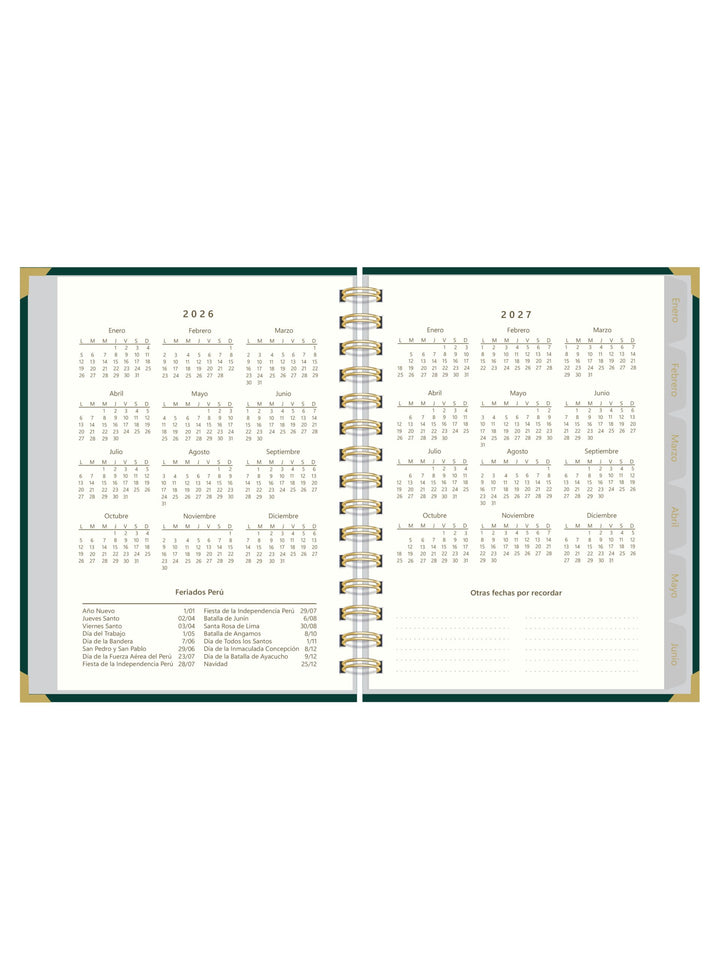 Agenda Emerald Whisper – Formato Diario
