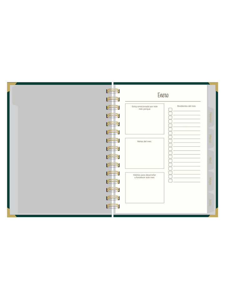 Agenda Emerald Whisper – Formato Diario