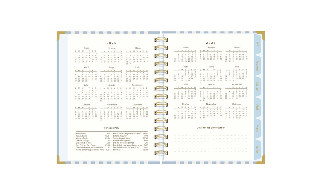 Agenda Blue Grace – Formato Semestral