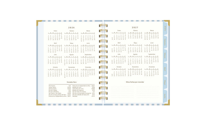 Agenda Blue Grace – Formato Semestral