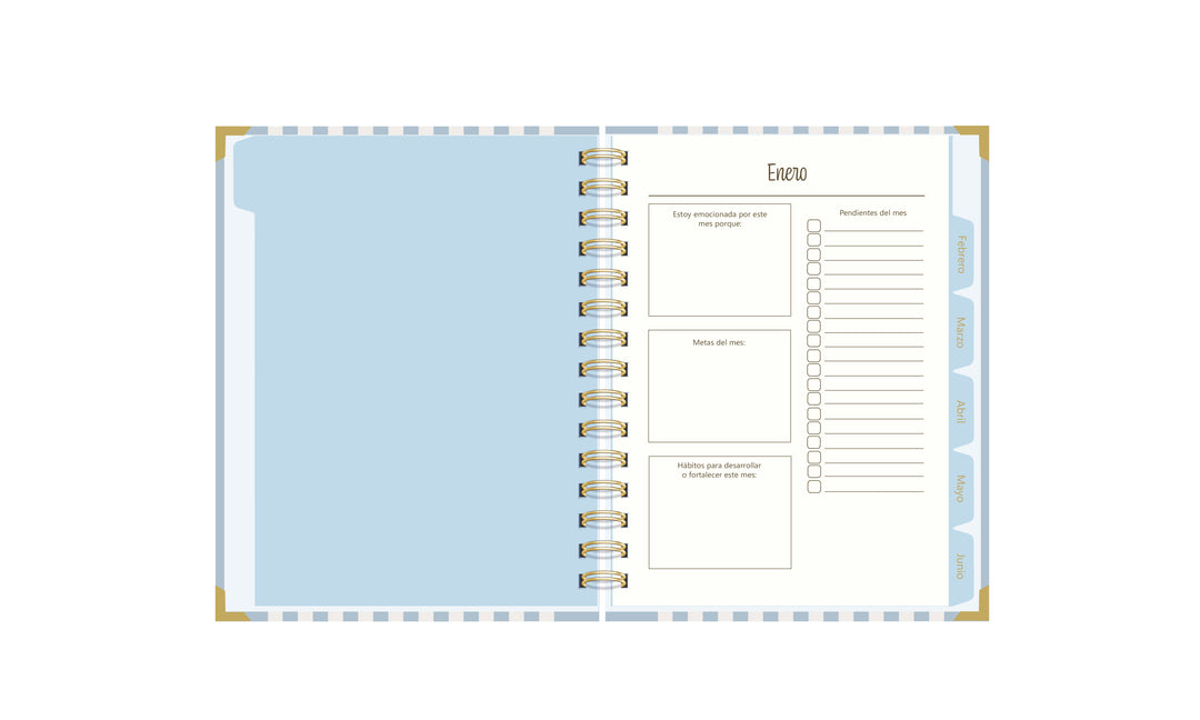 Agenda Blue Grace – Formato Semestral