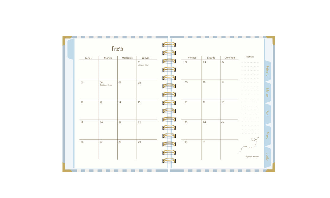 Agenda Blue Grace – Formato Semestral