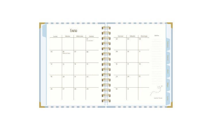 Agenda Blue Grace – Formato Semestral