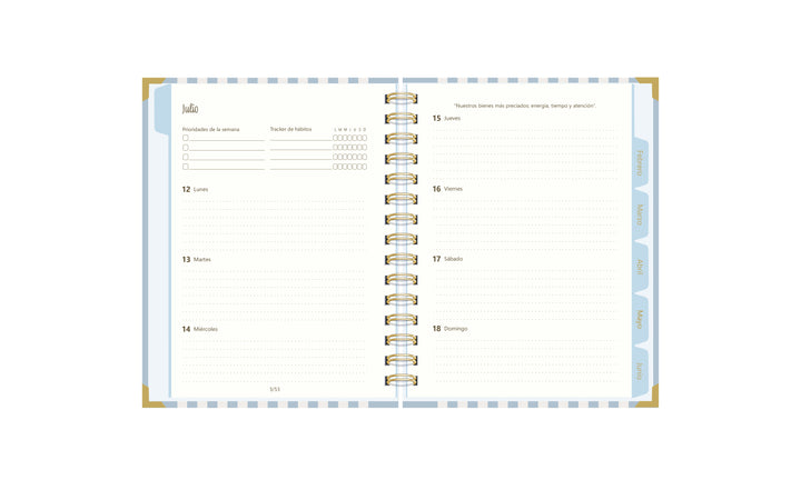 Agenda Blue Grace – Formato Semestral