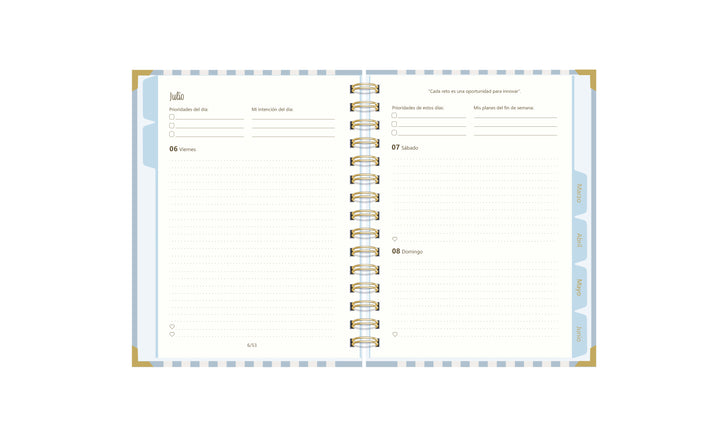Agenda Blue Grace – Formato Semestral
