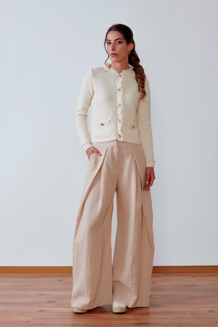 CHAQUETA TWEED IVORY