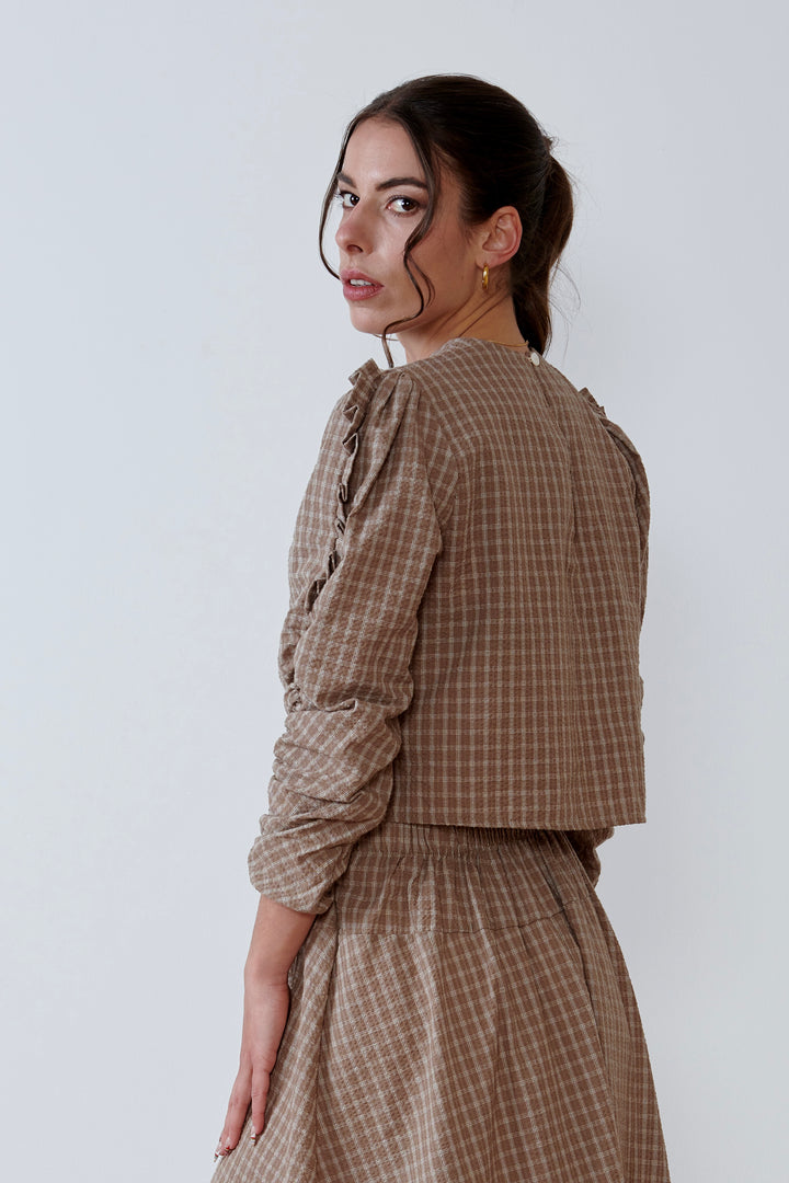 BLUSA MINI GINHGAM