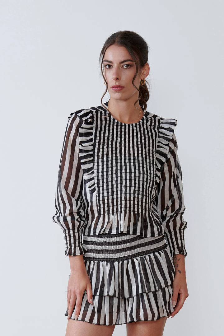 BLUSA MIDNIGHT STRIPE