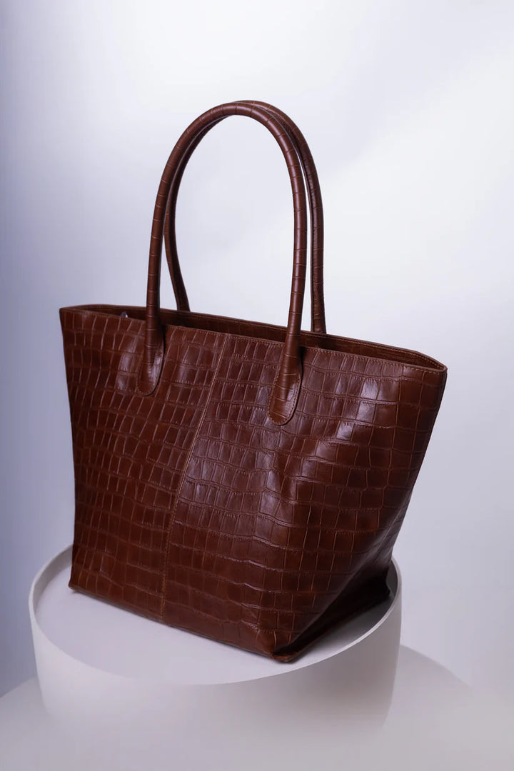 LAVENO - MARRON CROCO