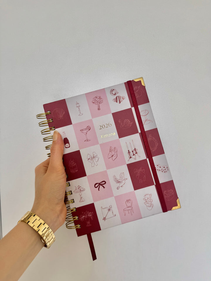 Planner de Estudios Velvet Coquette