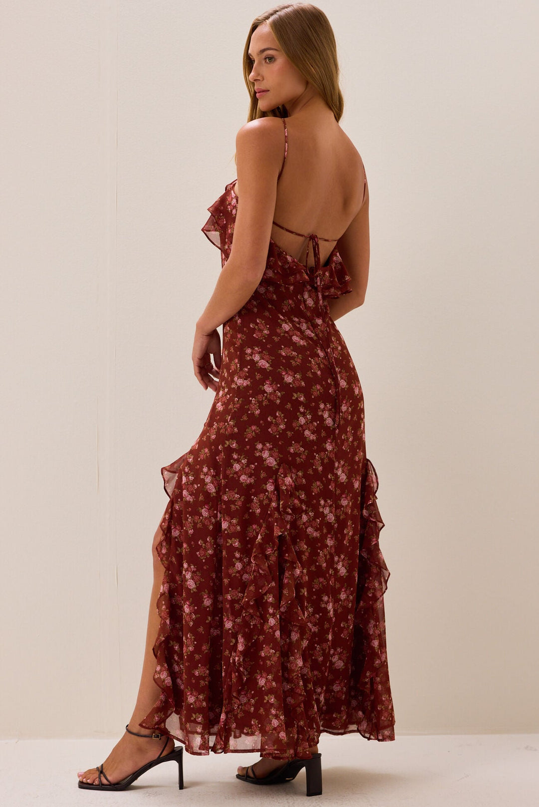VESTIDO MAXI FLORAR HALTER