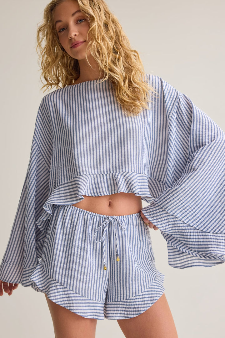 TOP CROPPED DE RAYAS