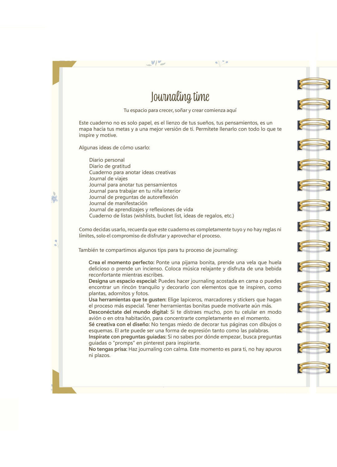 Cuaderno Journal Cottage