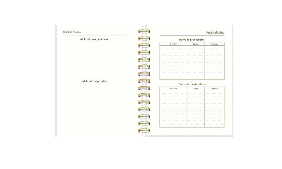 Planner de Trabajo Emerald Whisper