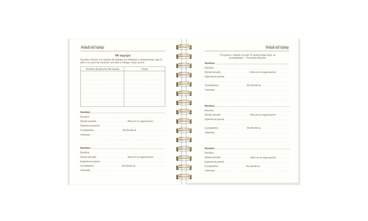 Planner de Trabajo Emerald Whisper