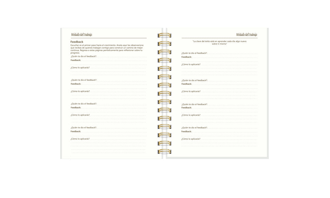 Planner de Trabajo Emerald Whisper