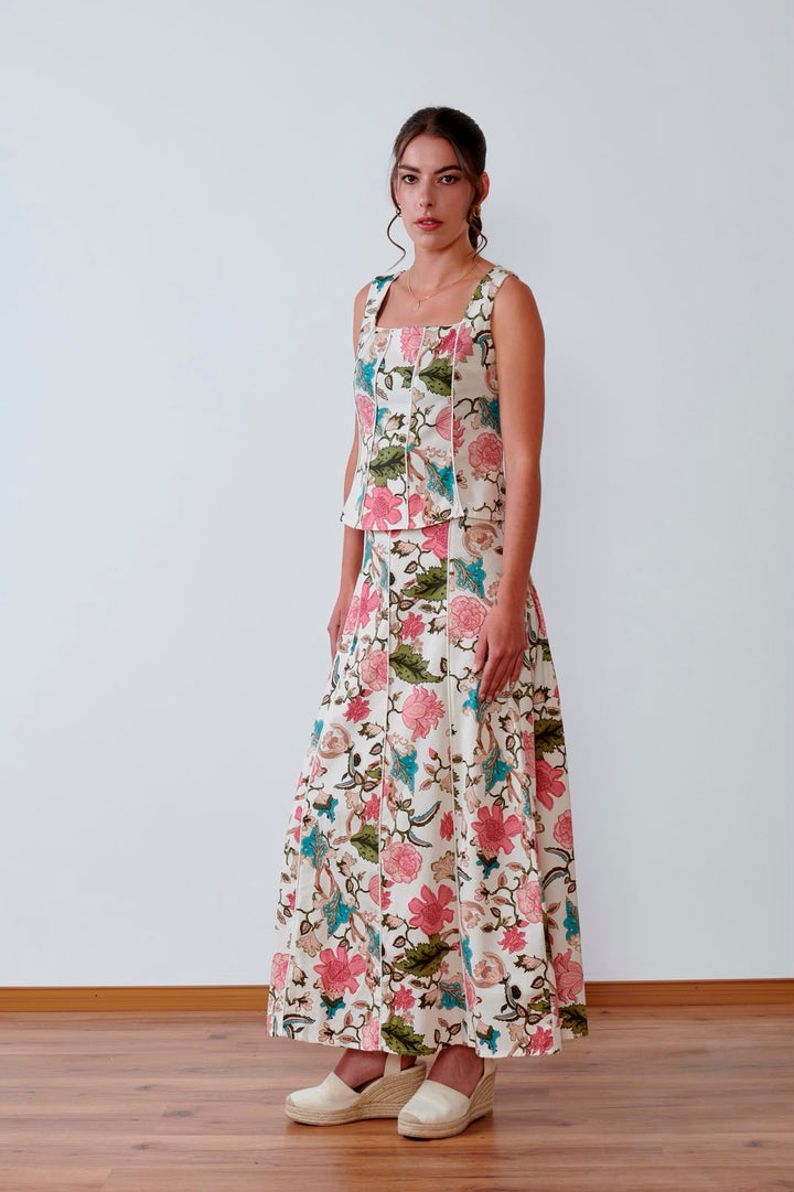 FALDA FLORAL