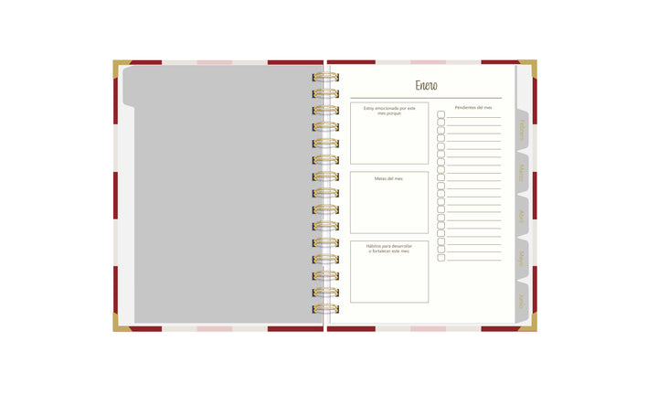 Agenda Velvet Coquette – Formato Semestral