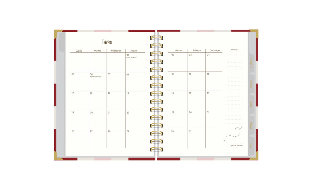 Agenda Velvet Coquette – Formato Semestral