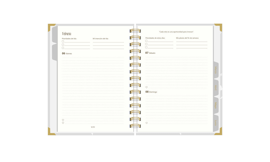 Agenda Velvet Coquette – Formato Semestral