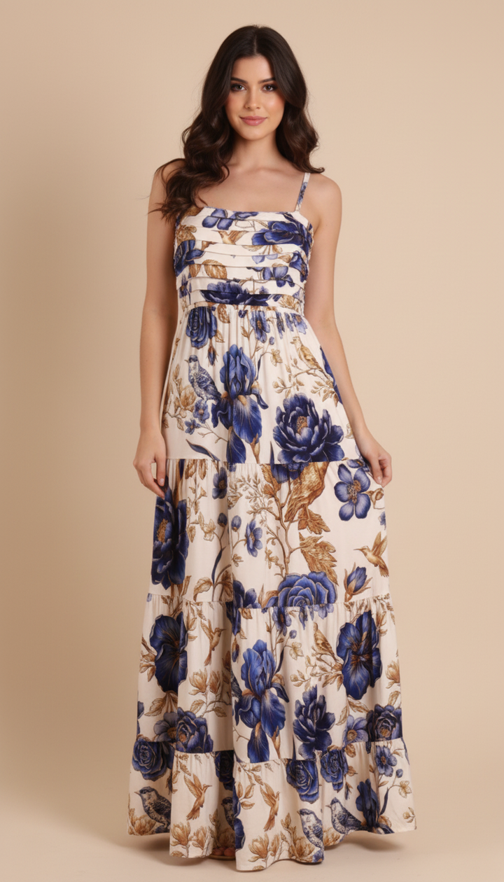 VESTIDO JARDIM AZUL