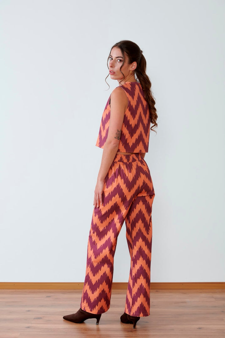CHALECO ZIG ZAG FLAME