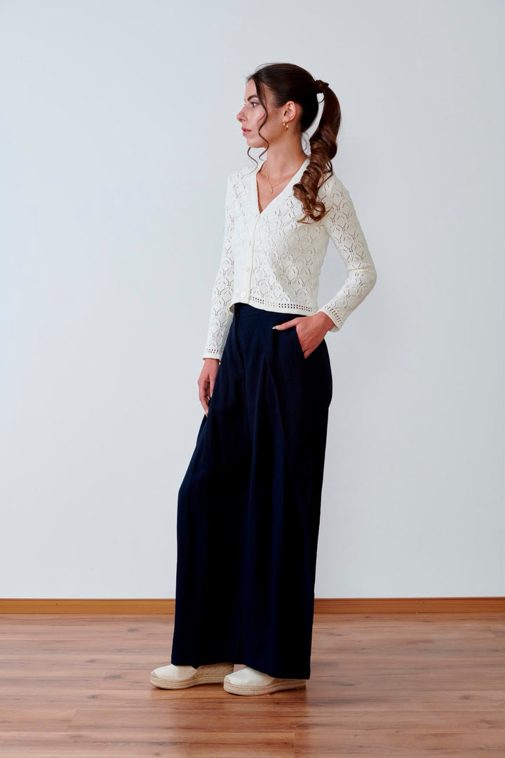 CARDIGAN PUNTO CALADO