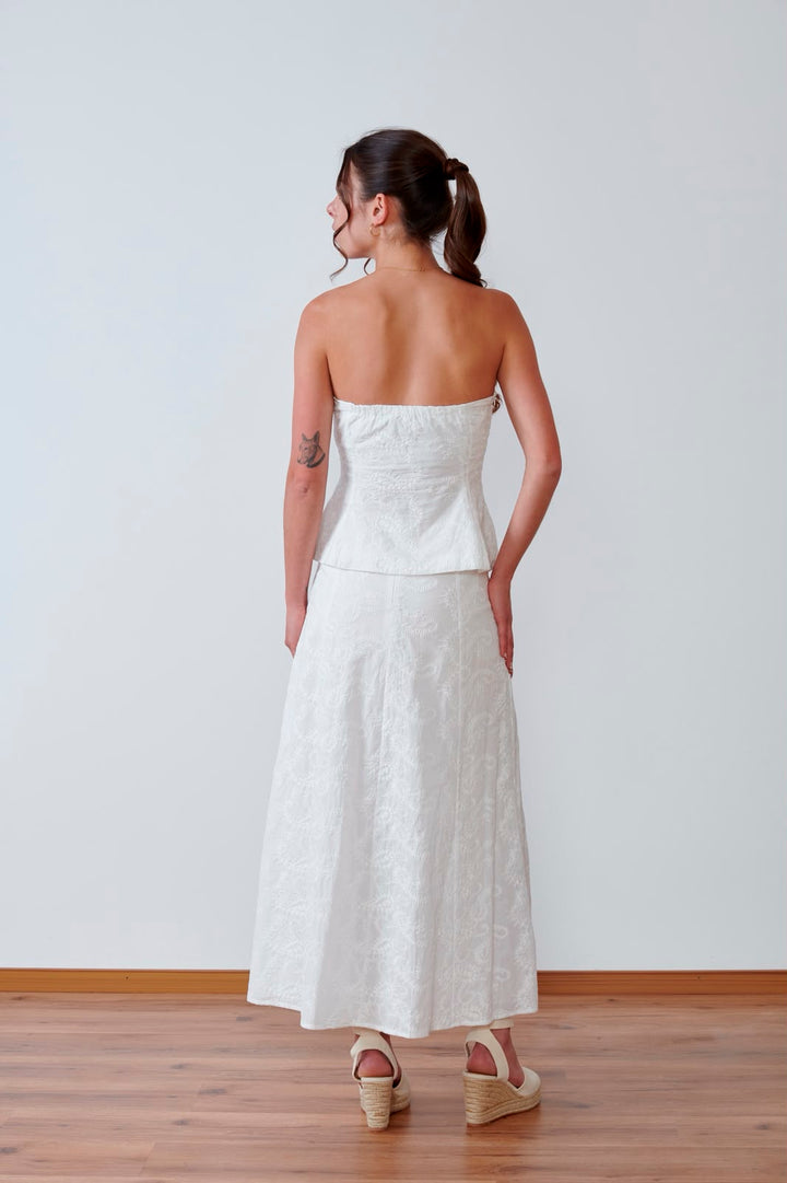 FALDA LARGA BLANCA BLOOM