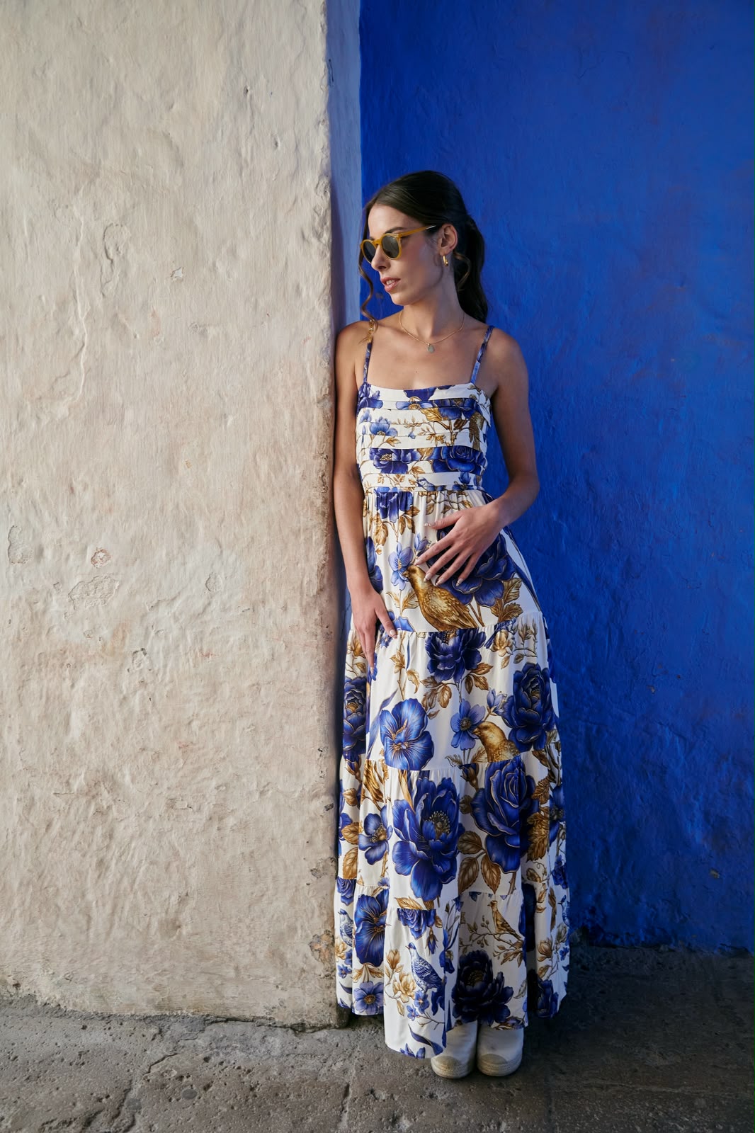 VESTIDO JARDIM AZUL